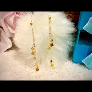 Tictac earrings 18k real gold